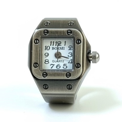 リングウォッチ 腕時計 指輪 伸縮式 シルバー アメカジ 古着 kr4