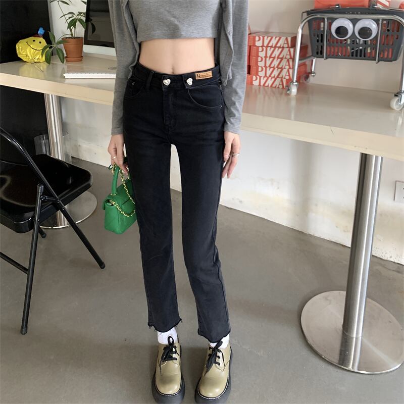 スリムジーンズ スプリングオータムルーズパンツ 春物 秋物 モンロー27396689171