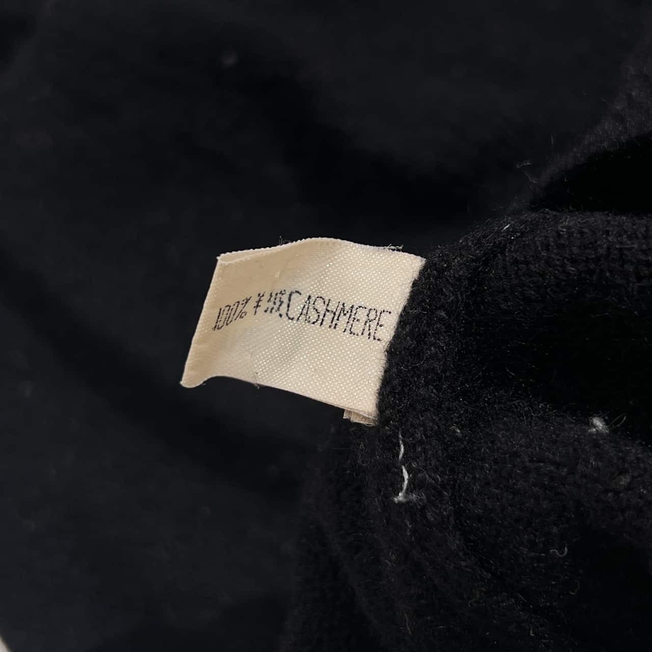 カシミヤ100% EERDUOSI オルドス キャラクター ニット セーター 40/ブラック系 レディース