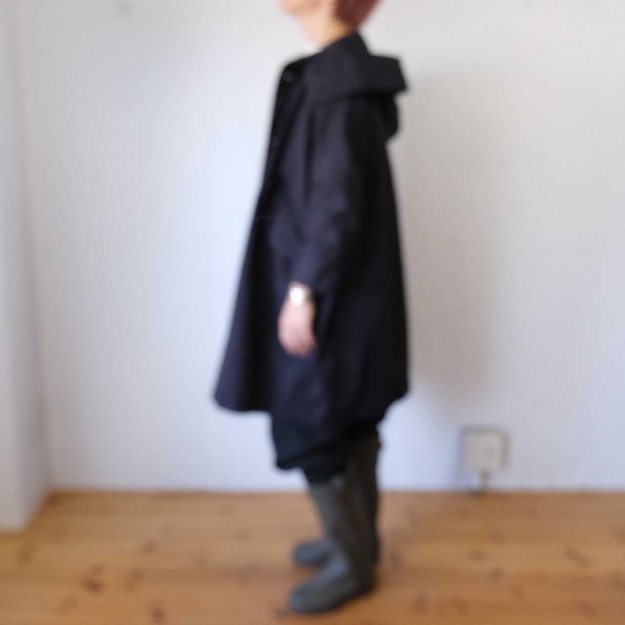 Native Village(ネイティブヴィレッジ) No.09/ suburb : 郊外 フーデッドコート（black）