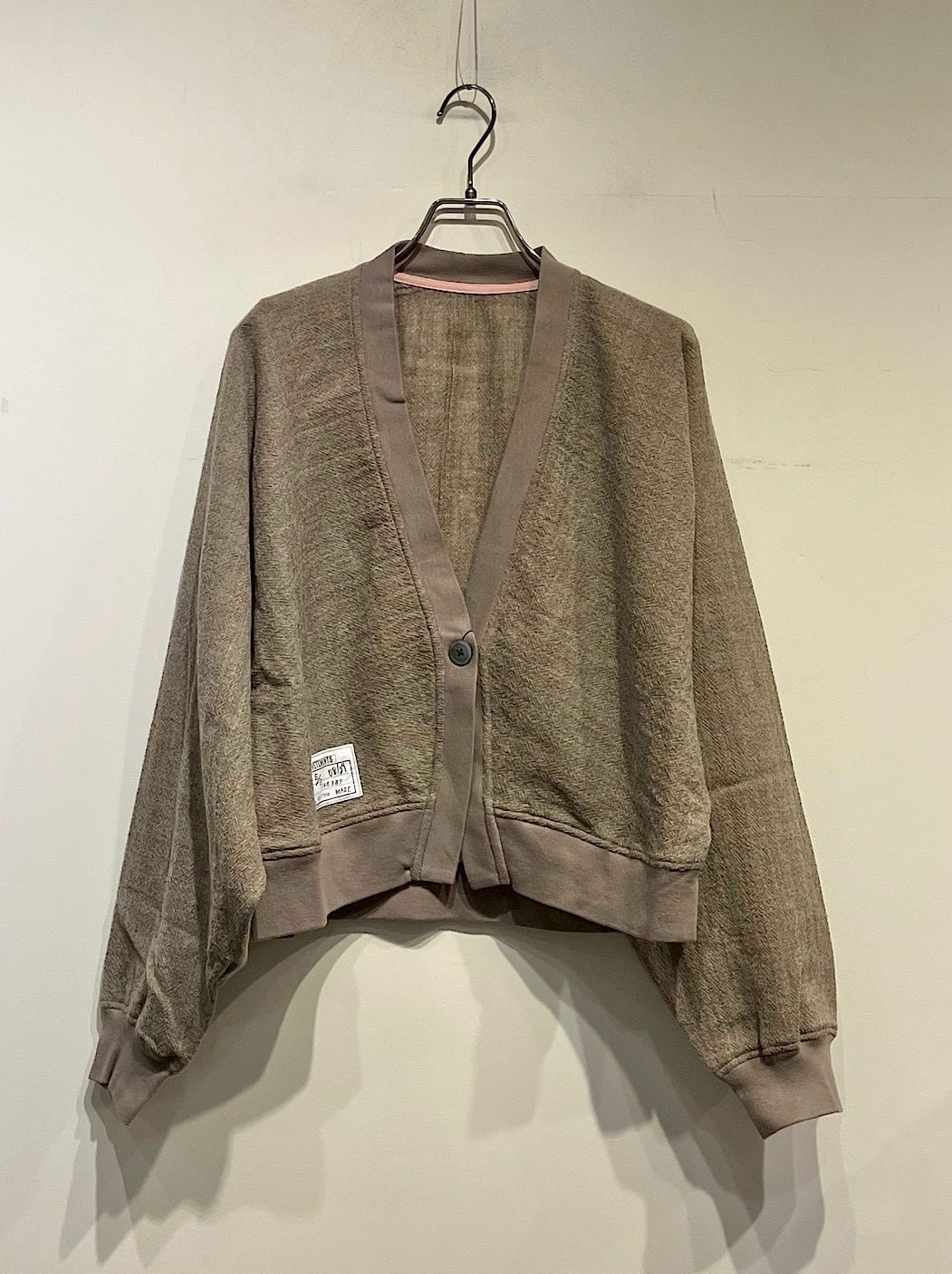 BLANC basque シアーウールカーディガン