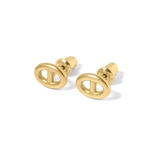 Axis Oval Stud Pierce（ゴールド）