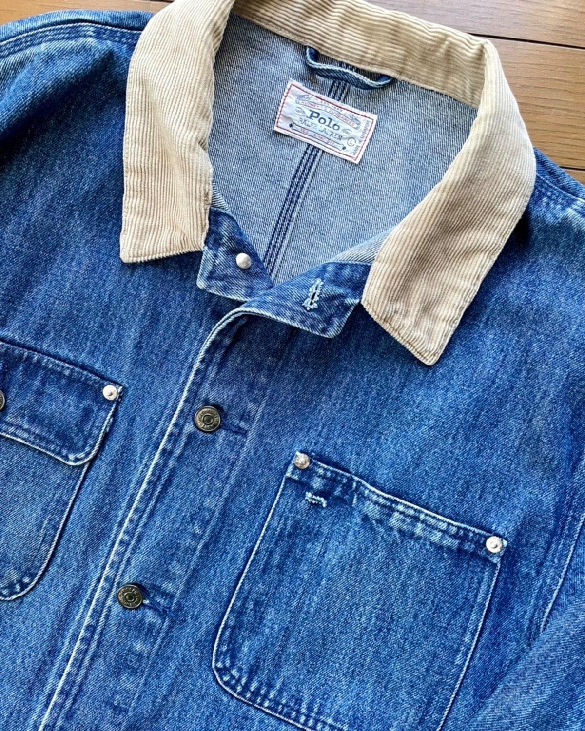 90年 ビンテージ Polo Ralph Lauren トラッカージャケット イズL 