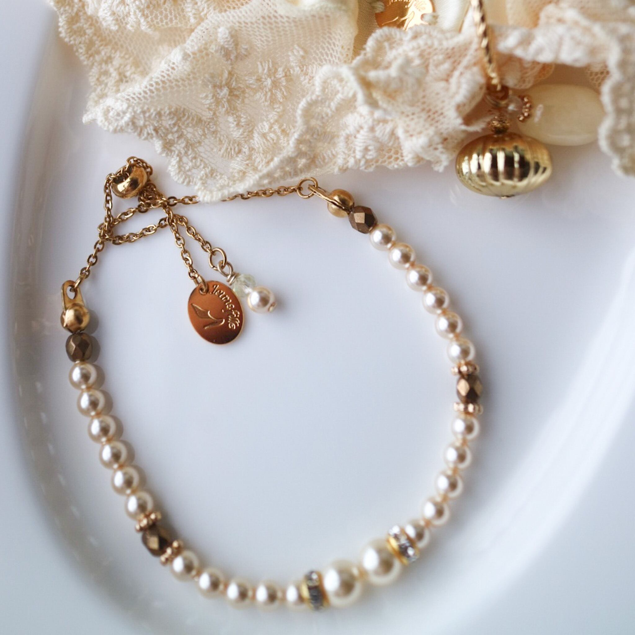 Bracelet Éclat & Chouchou Honey Yellow Set（ハニー・イエロー）