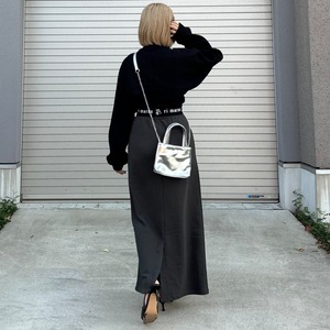 zipup fleece layer tops／black