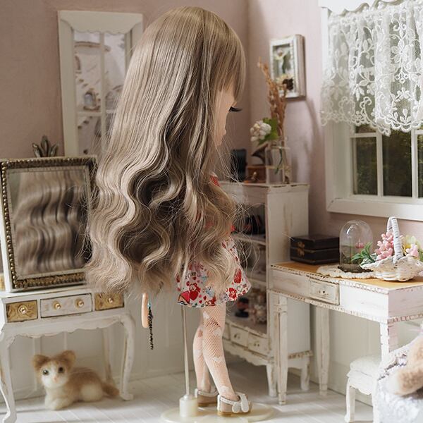 ブライス ウィッグミディアムフェミウェーブ オリーブアッシュ 10