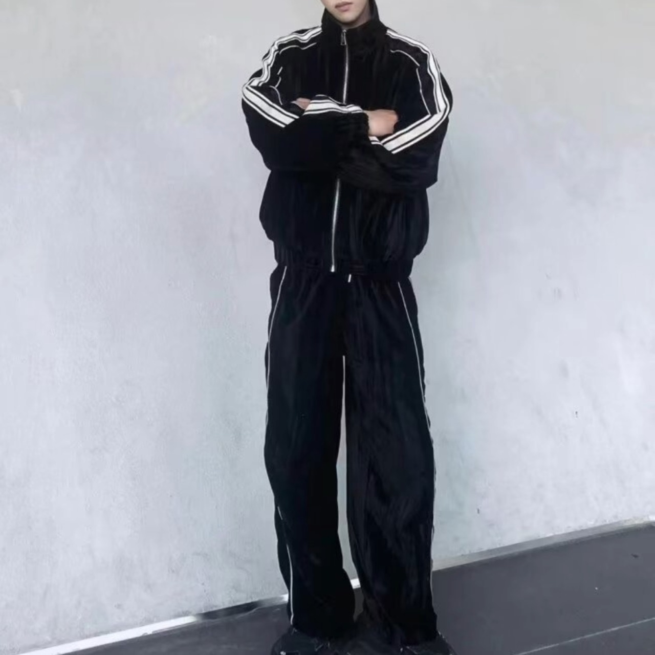 Side Stripe Zip set up / M–3XL　TB2637・画像4