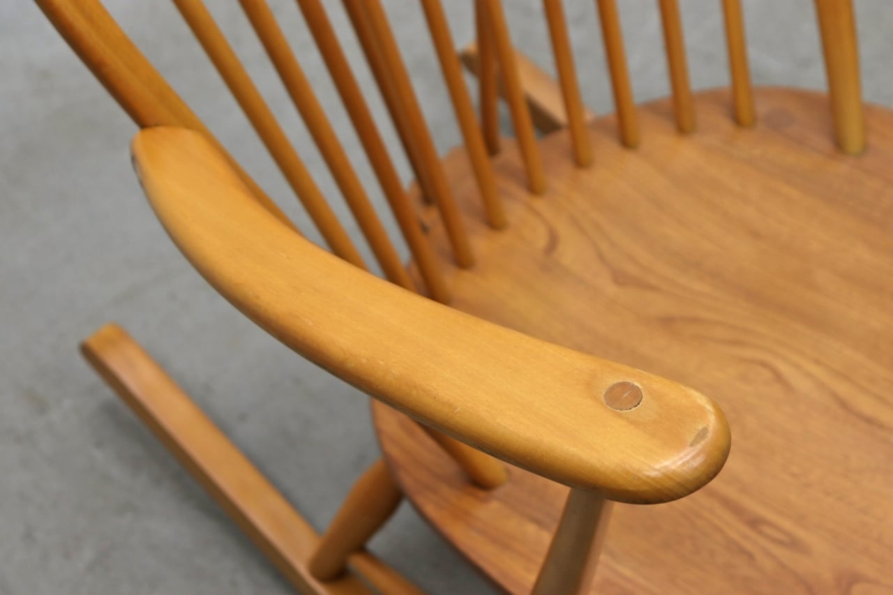 英国 イギリス ERCOL アーコール フープバック ロッキングチェア