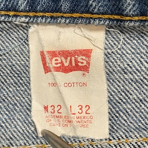 【LEVI'S】USA製 メキシコ生産 505 デニム ジーンズ ジーパン W32 L32 オレンジタブ サークルR リーバイス us古着