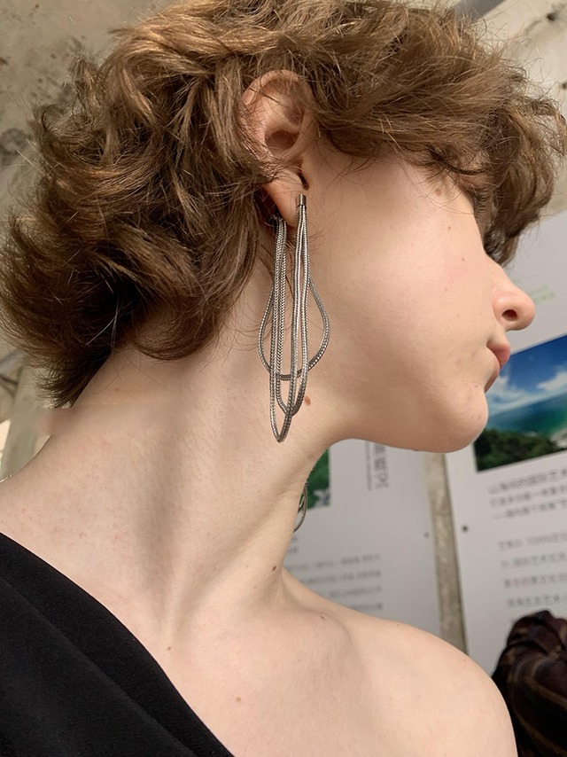 chain loop silver pierce【202320316】