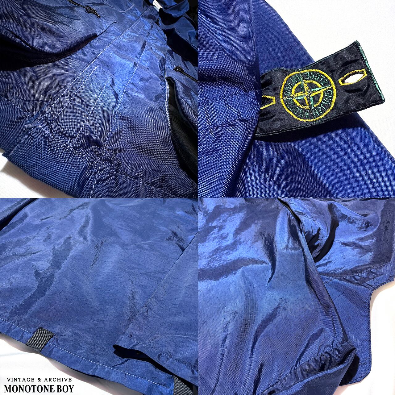 STONE ISLAND 1995 SS Formula Steel Jacket BLUE 22154X05 made in