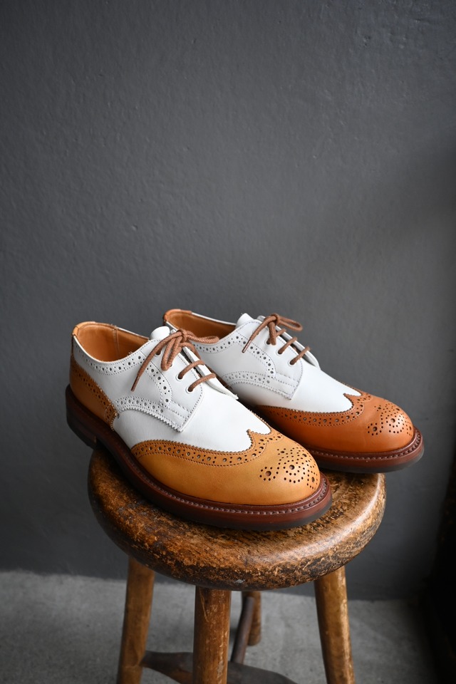 Tricker’s Two-Tone Full Brogue Derby Shoes 117