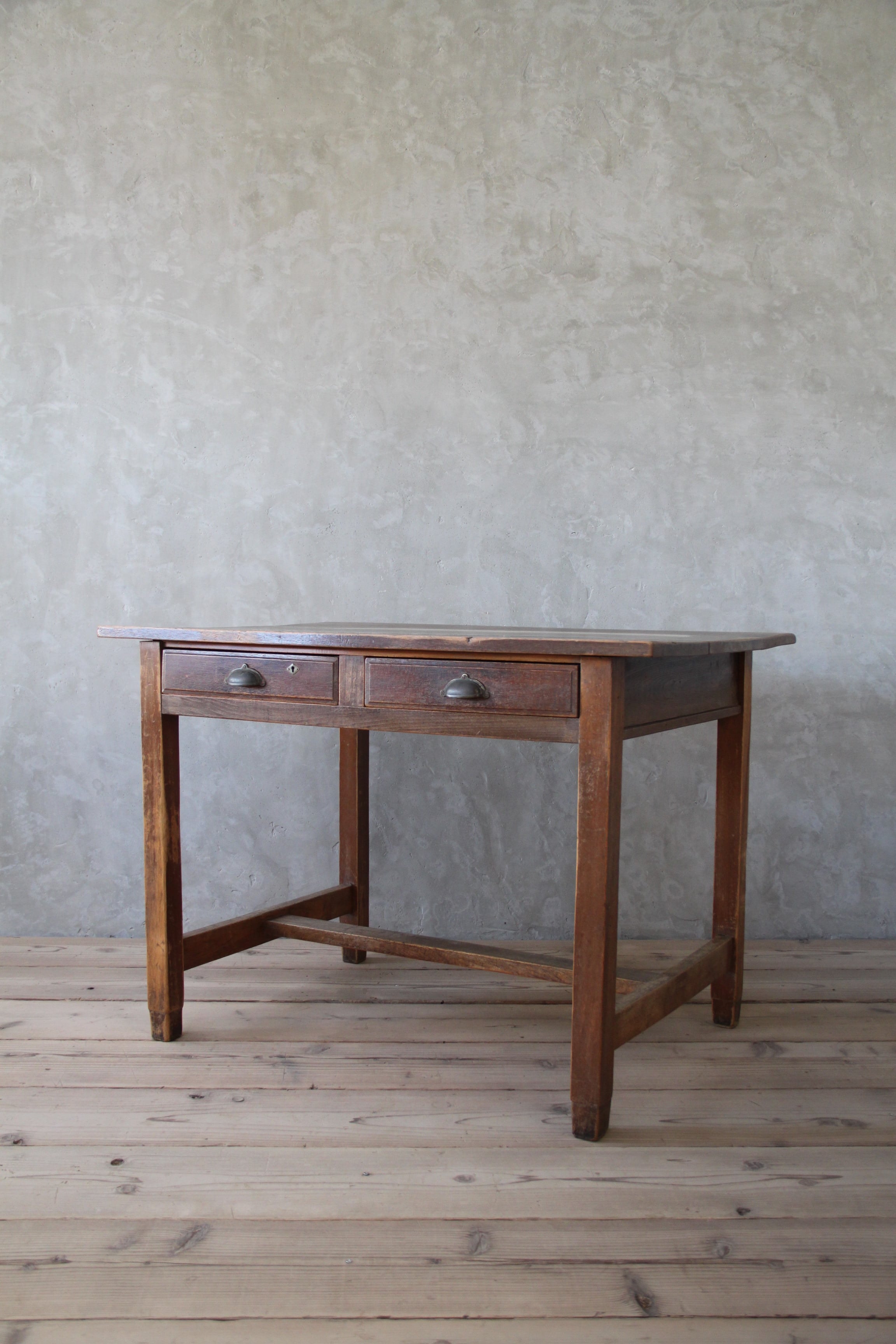 送料無料】ろくろ足のテーブル 古家具/古道具/アンティーク/机