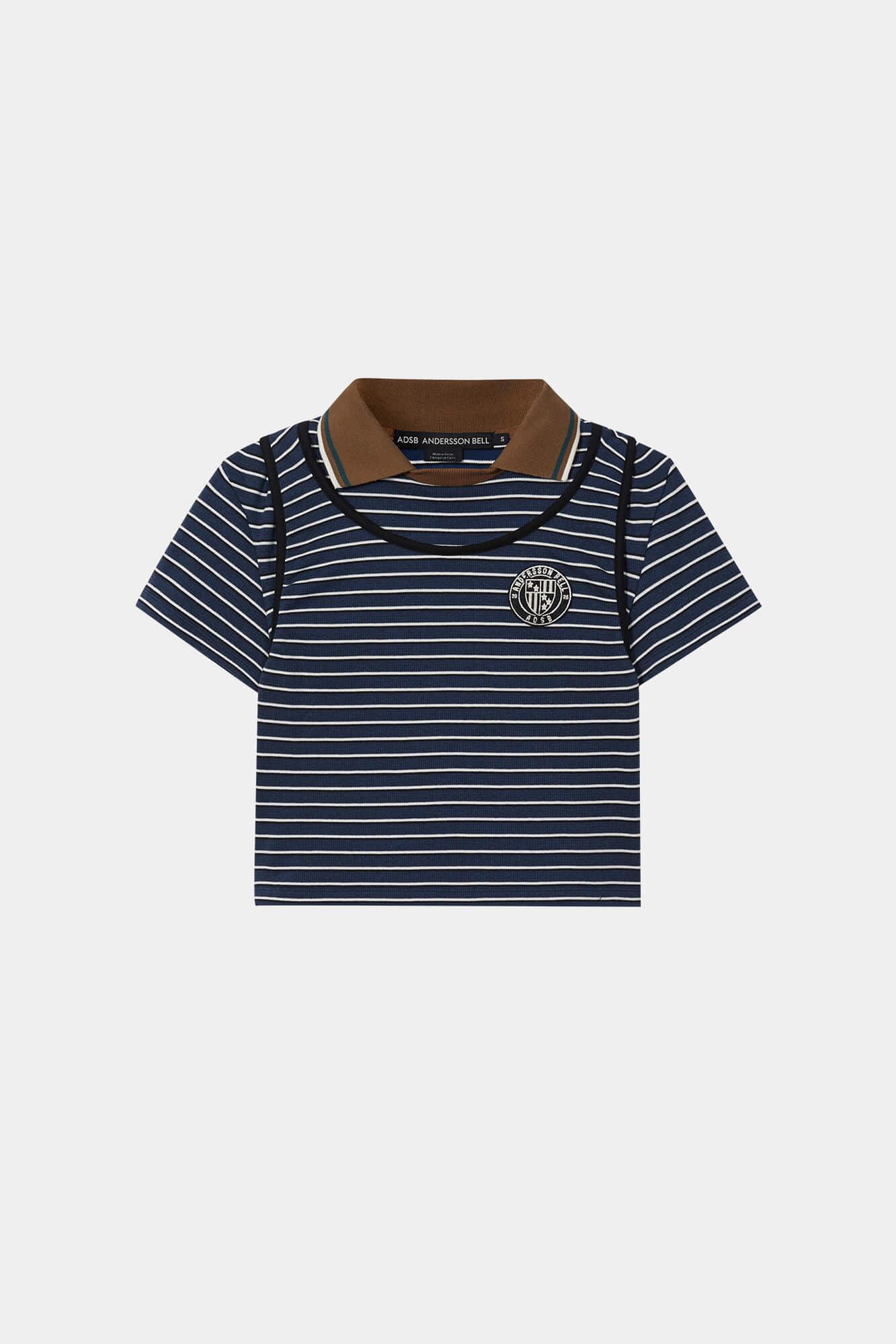 2005ss dior homme guitar embroidery border polo shirt | PAY ID