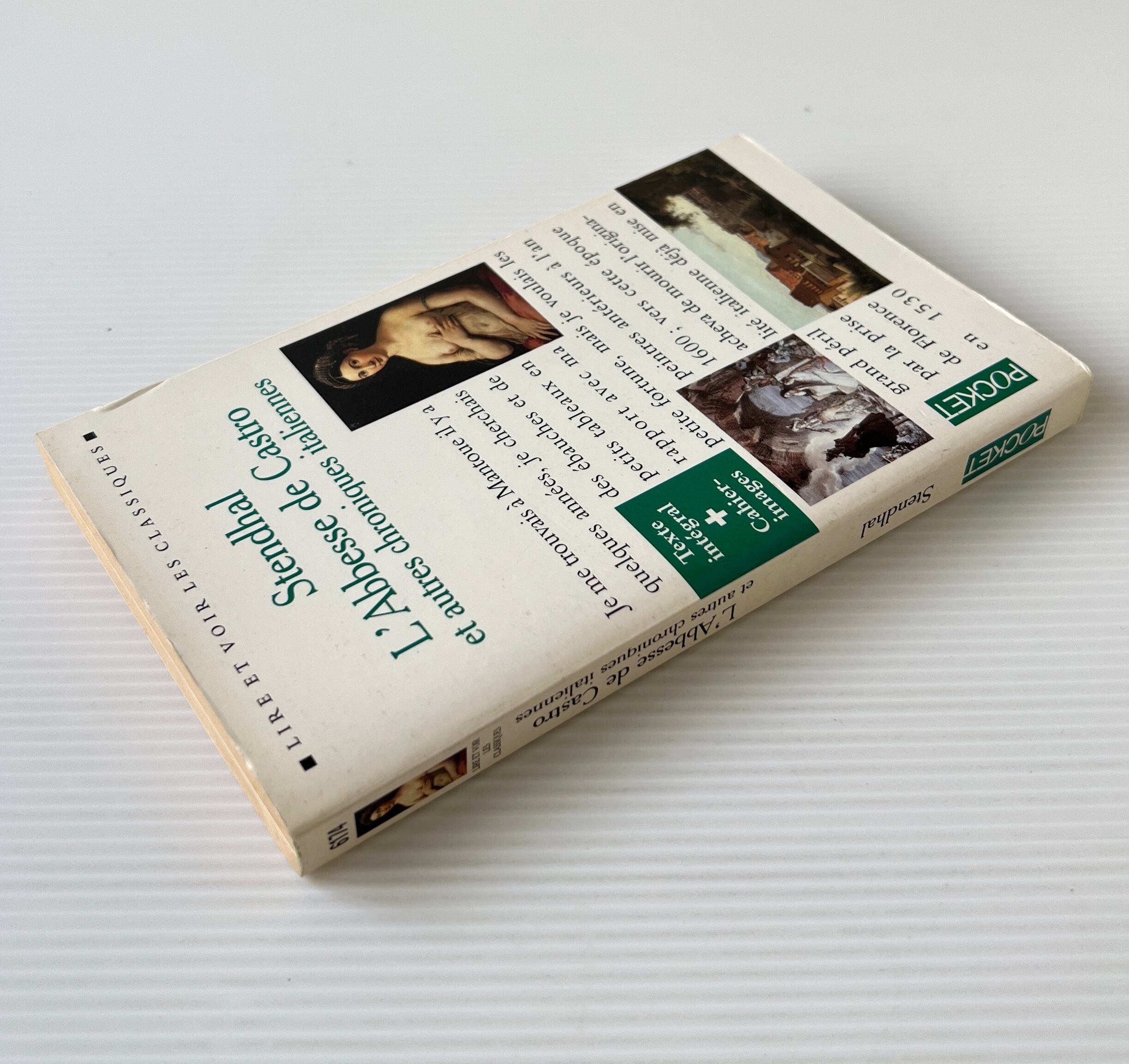 L'Abbesse de Castro et autres chroniques italiennes カストロの尼、イタリア年代記 / Stendhal スタンダール / Pocket