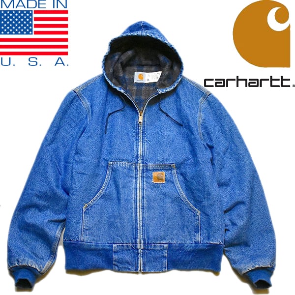 1点物 USA製カーハートCarharttアクティブジャケット古着メンズ