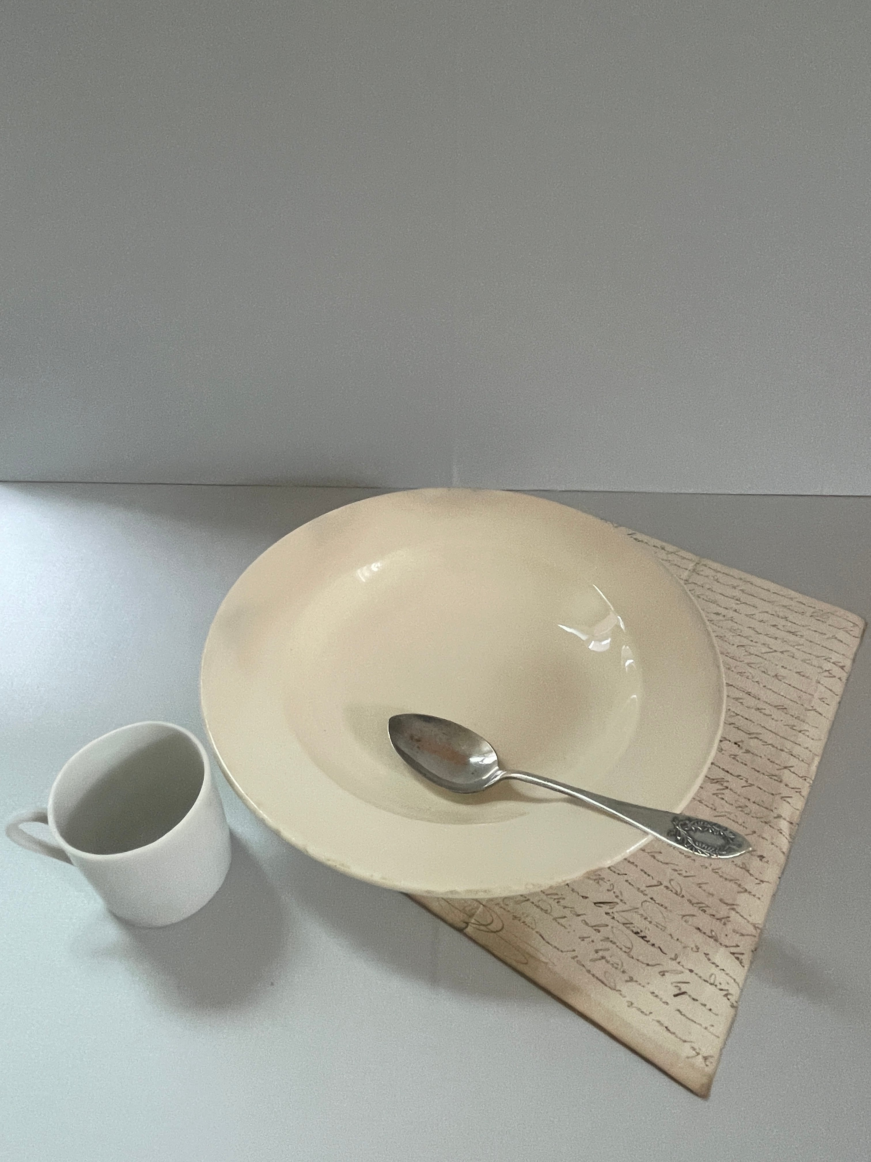 フランスの朝食セット