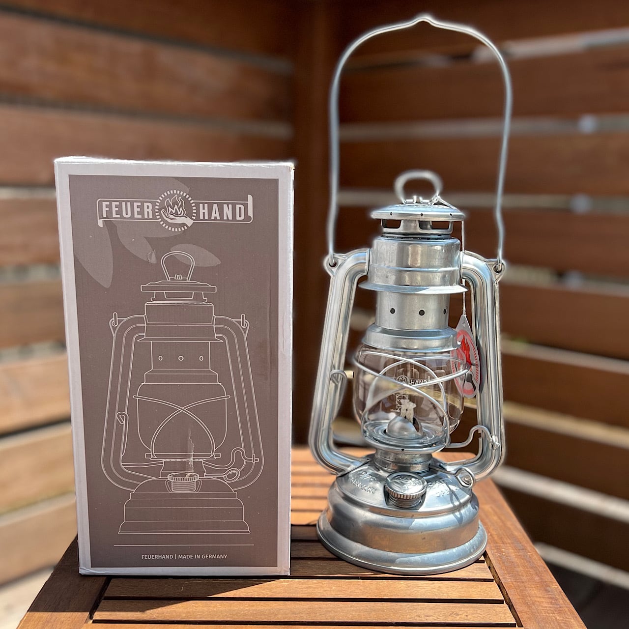 【新品・未使用】Feuerhand Lantern 276 Zink