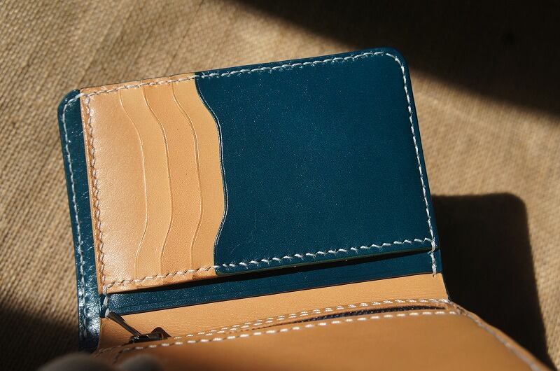プレミアムウォレット】ルガトショルダーのスリムウォレット【琉球