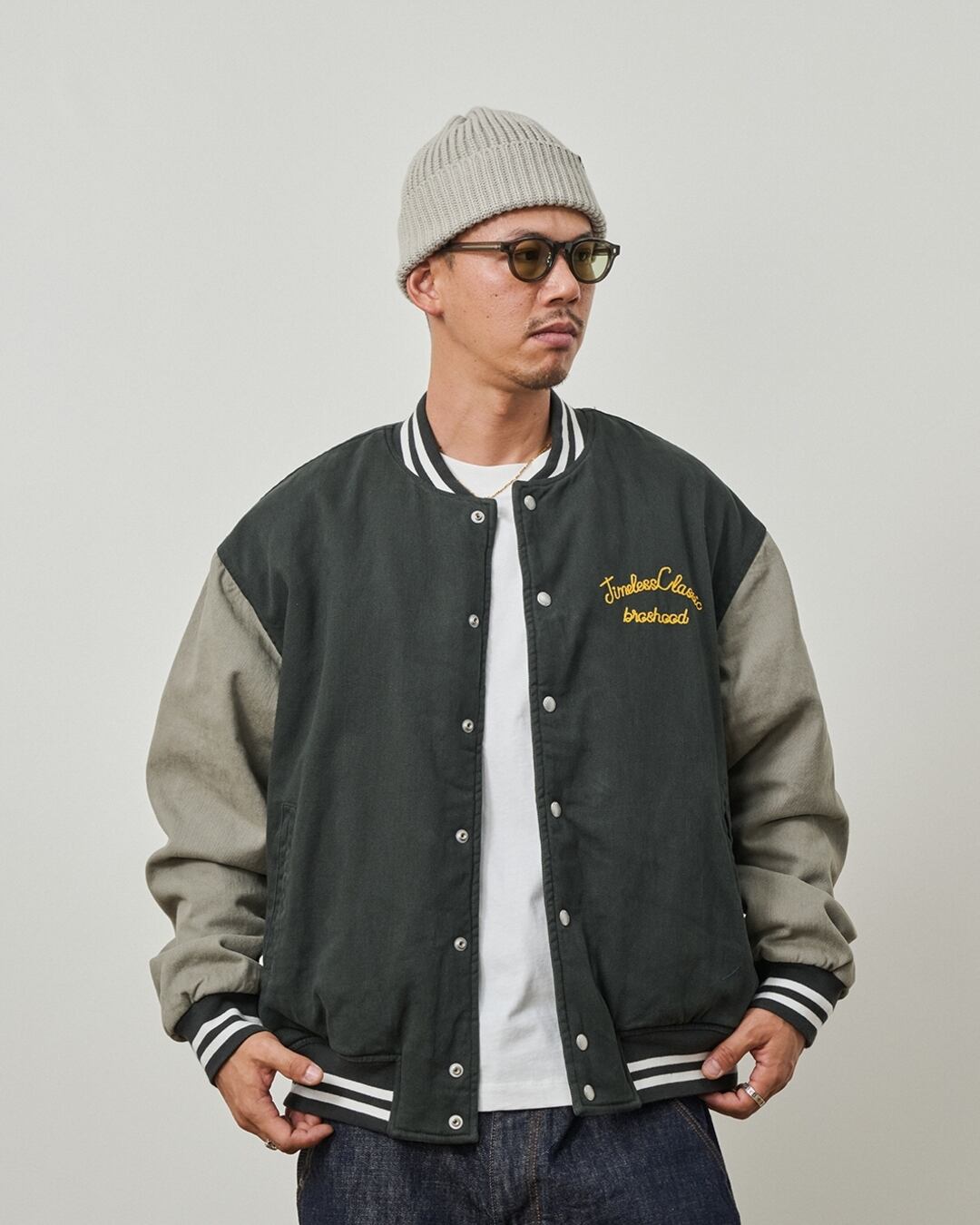 THE BONEZ スタジアムジャケット The BONEZ TEAM STADIUM JACKET Majestic コラボ スタジャン｜Yahoo
