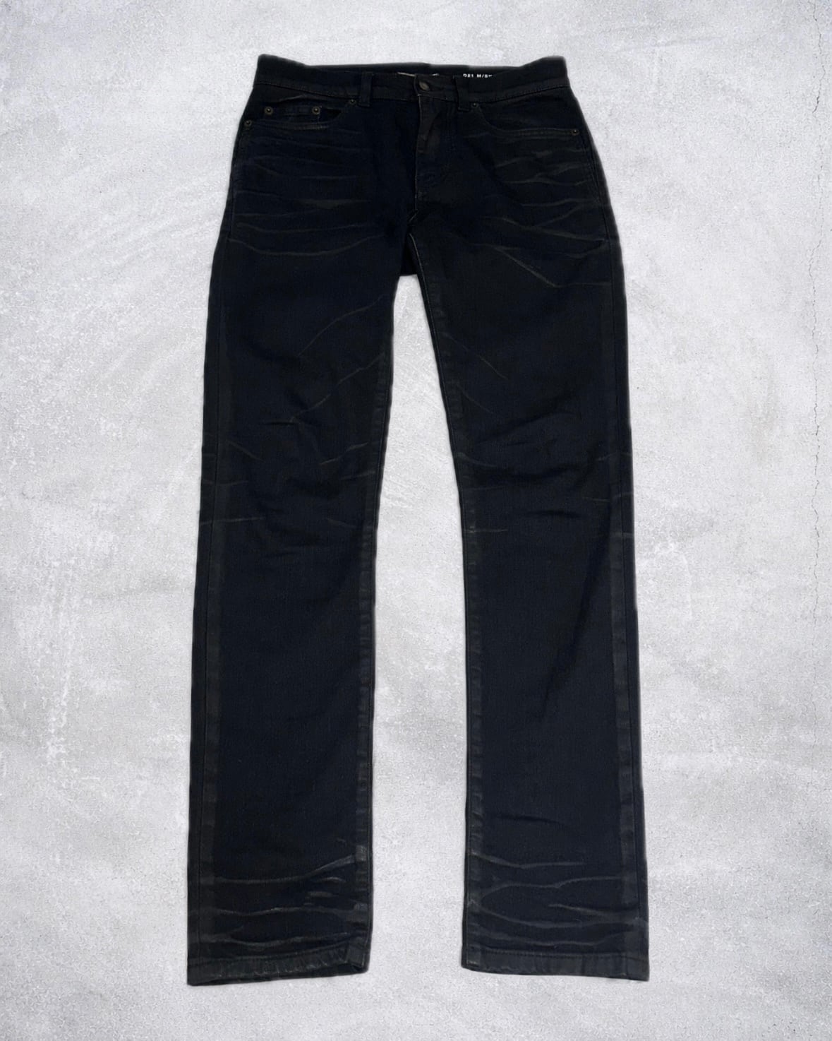 RAF by RAF SIMONS Coated Slim Denim Pants | Jurell