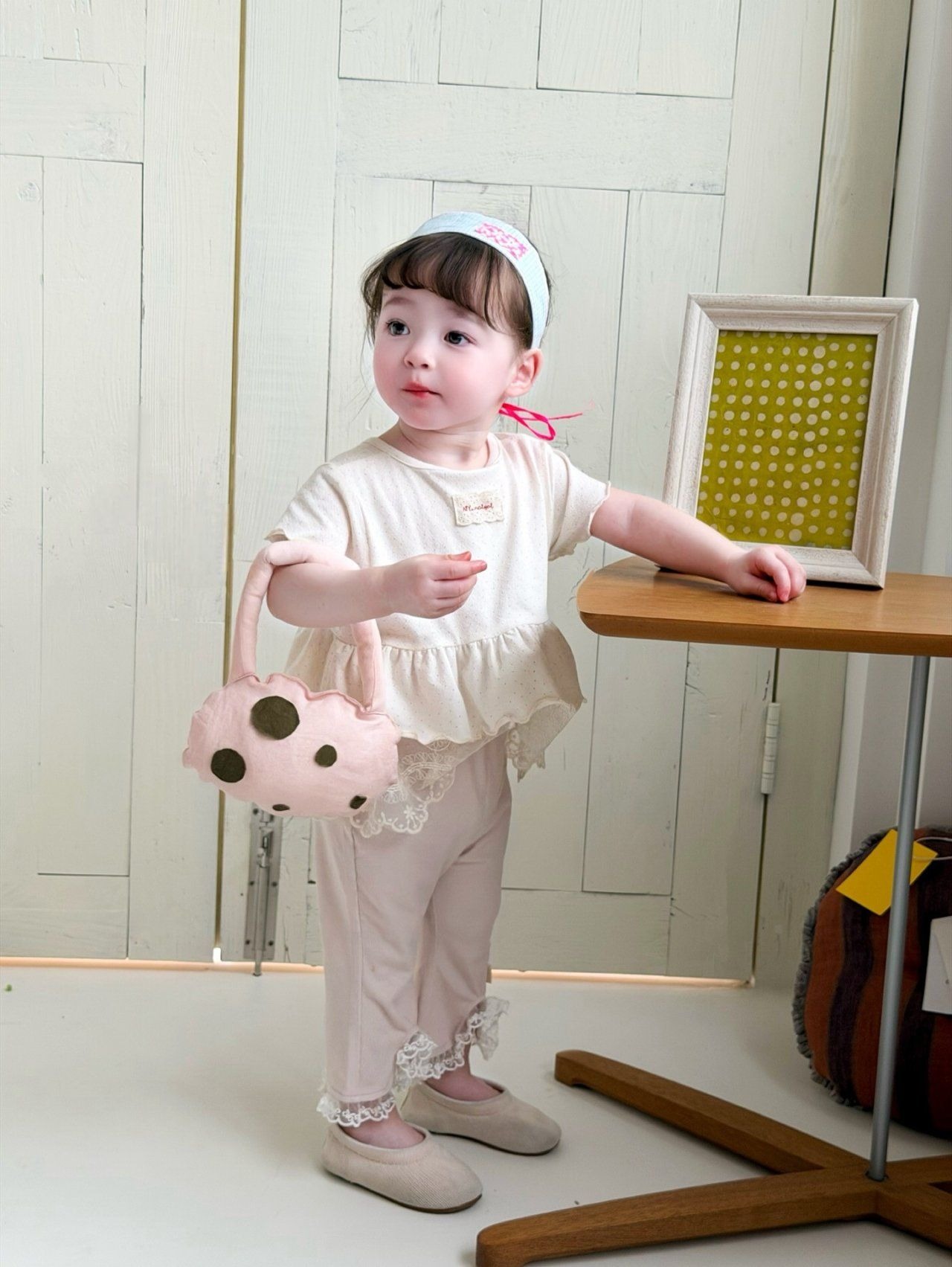 [my daughter] Lovely Lace Tee / [마이다럴] 러블리레이스티