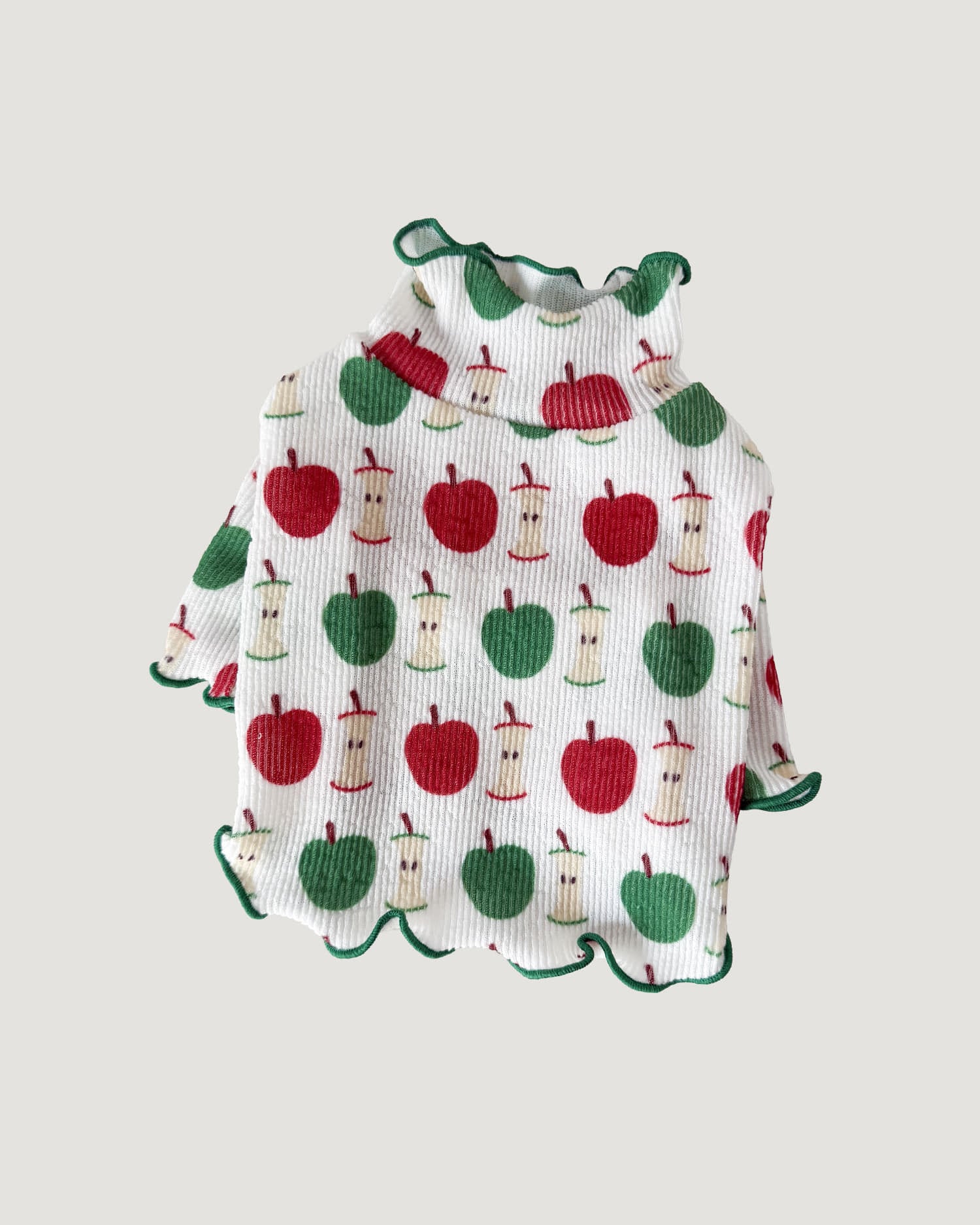 M/即納【cote a cote】Apple Lettuce Tee (White)
