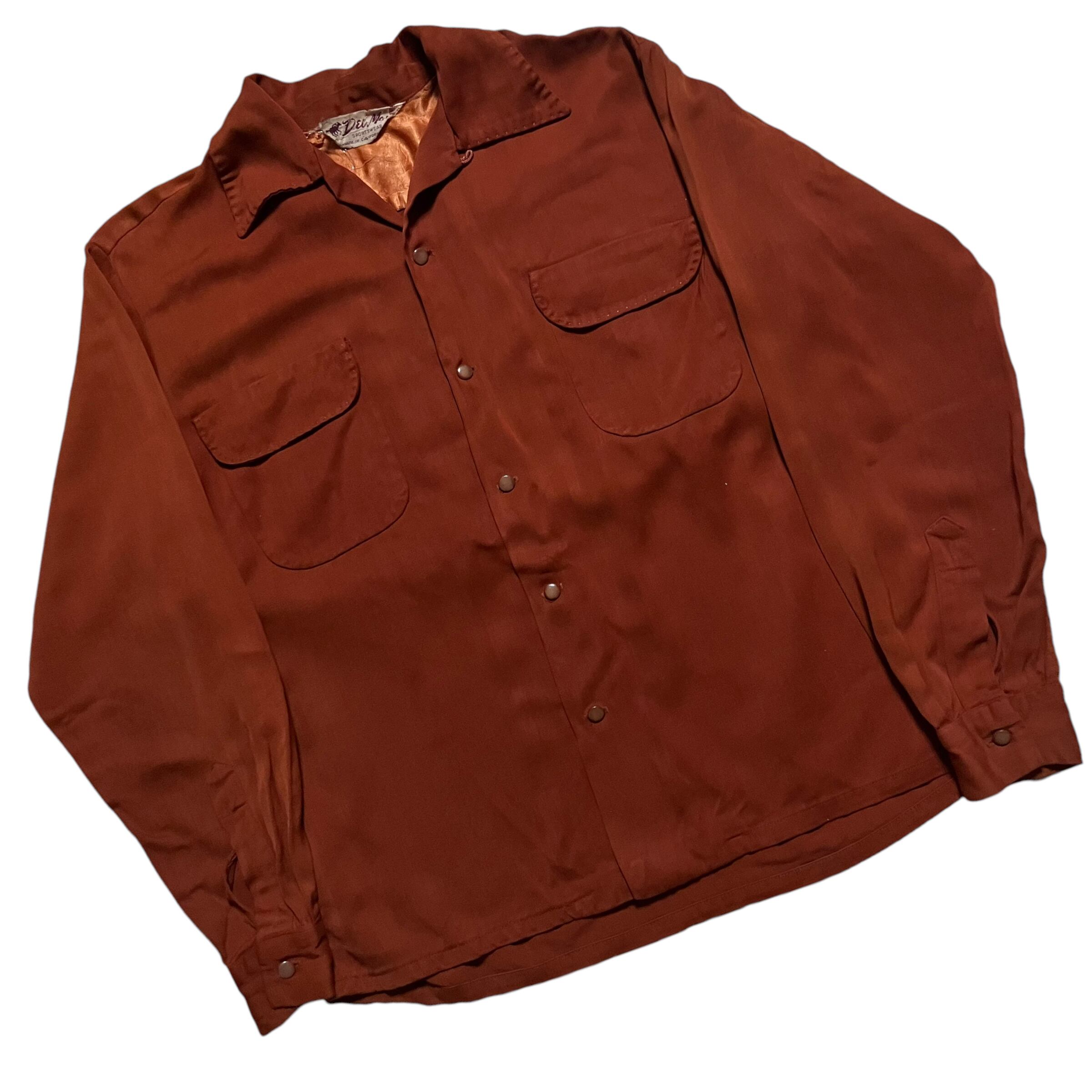 貴重◎60's dee cee open color shirt usa