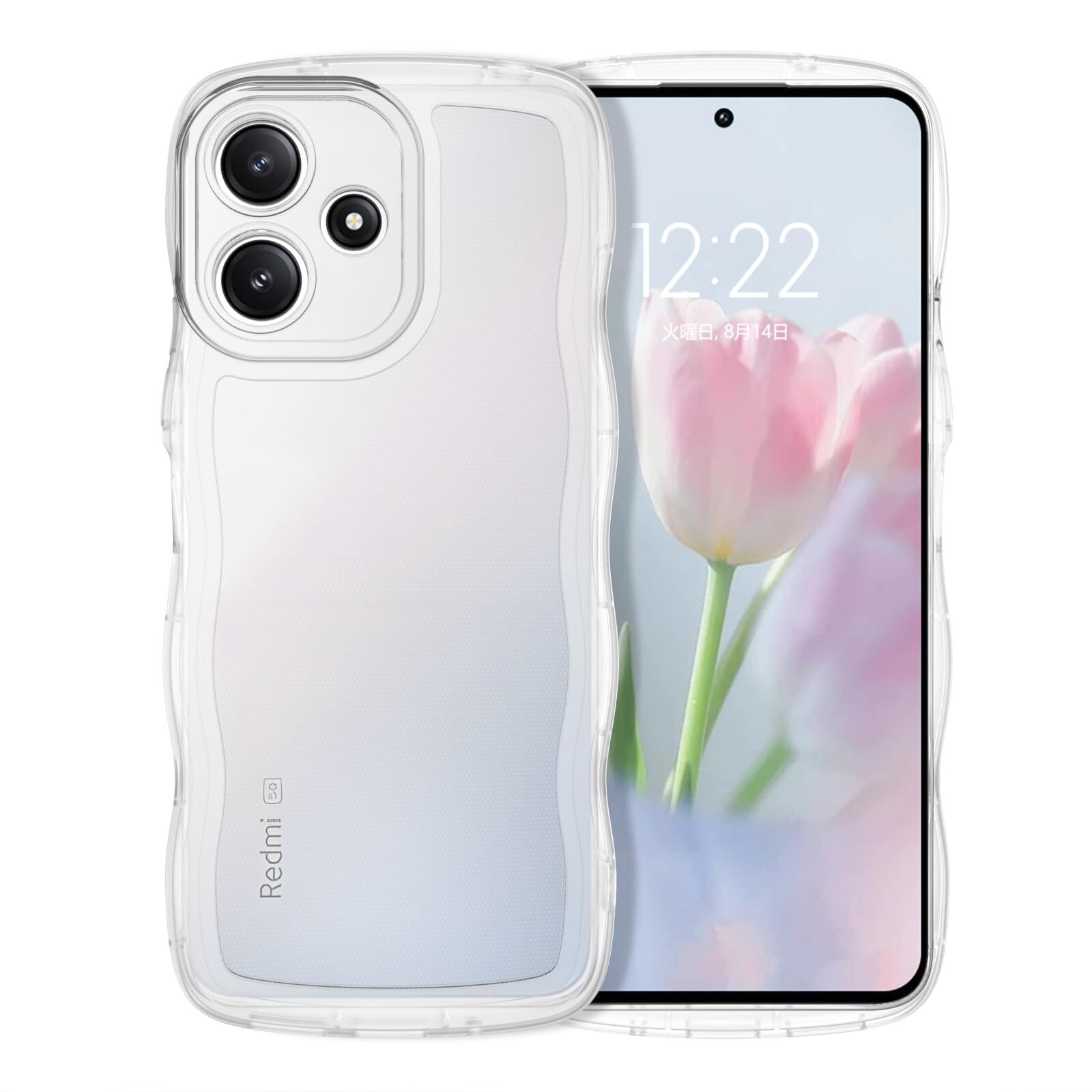 VENINGO Redmi 12 5G用 クリアケース Redmi Note 12R カバー クリア