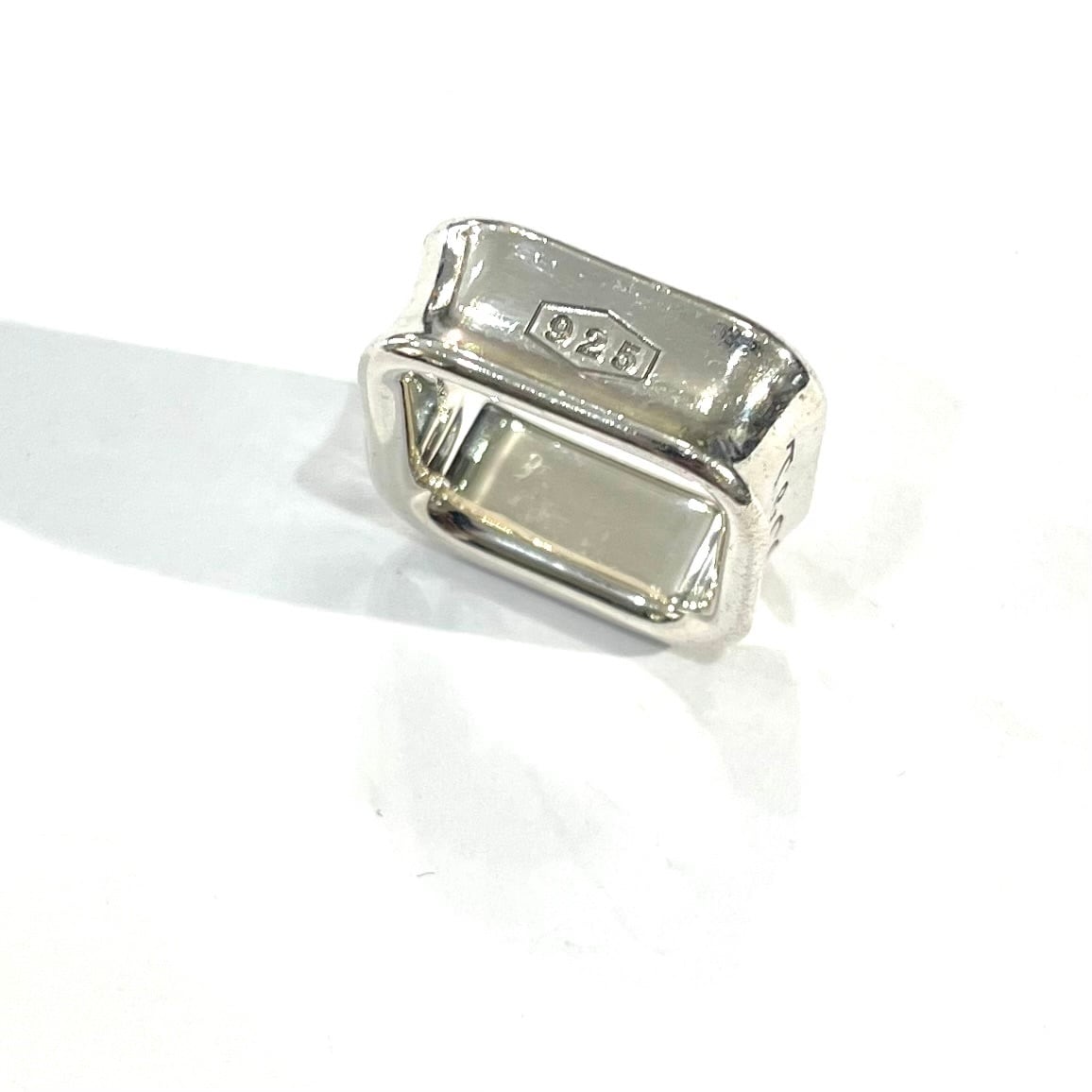 TIFFANY&CO.】【9-10号】2644 T&CO 1837 スクエアリング／シルバー925