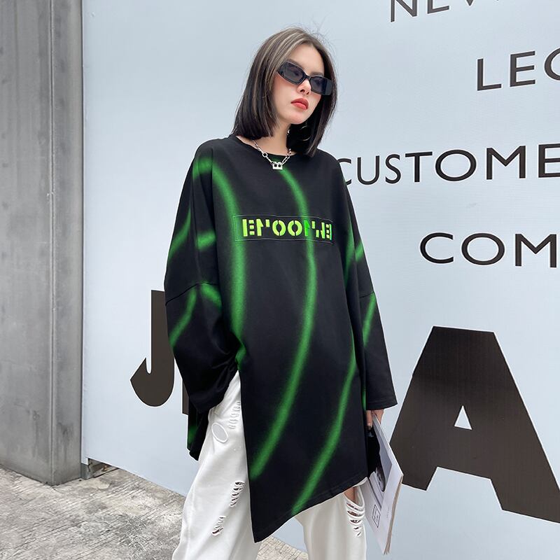 Tシャツ シャツ ルーズスタイルプリントスプリング 春物 ヨーロピアン ラブタオタオダレンハウス70056883667