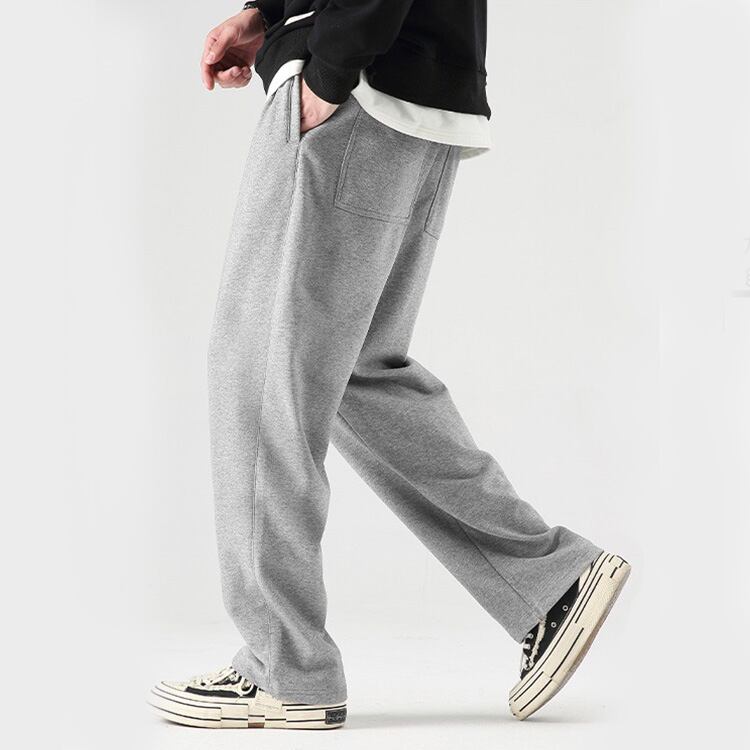 ★SPORTS STRAIGHT MOP WIDE LEG TROUSERS　　A0523