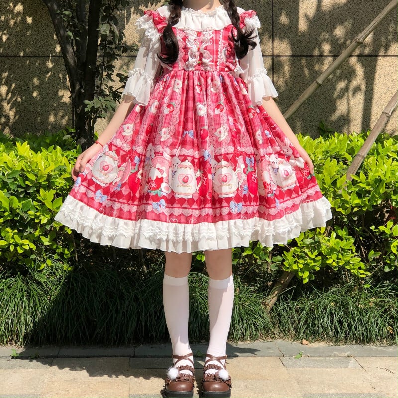 ロリータワンピース Lolita JSK Dress 3色 ロリィタ lolita 日常 ...