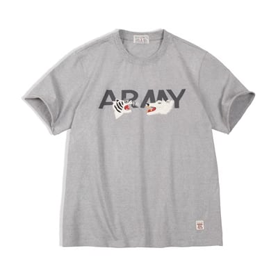 ウルフタイガーヘッド刺繍半袖 Tシャツ【G1108】