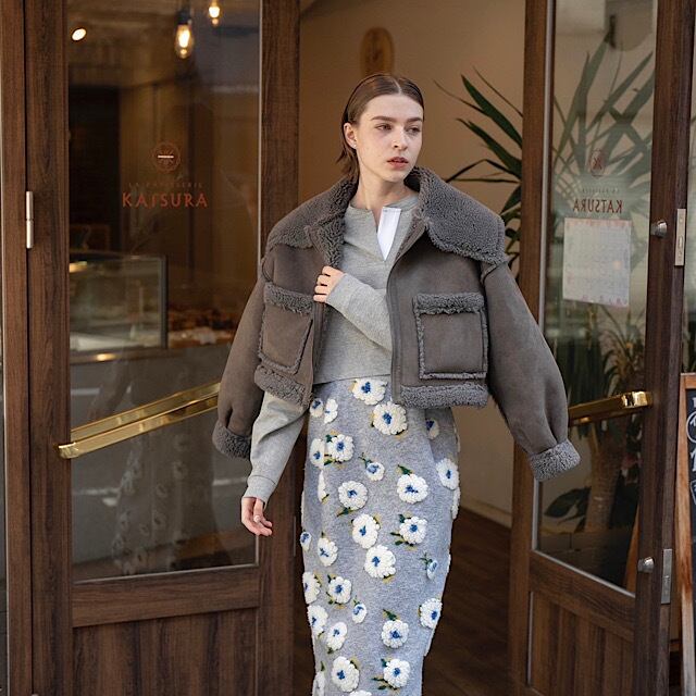 新品☆LINKABLE(リンカブル)☆エコムートンブルゾン （N°9286  