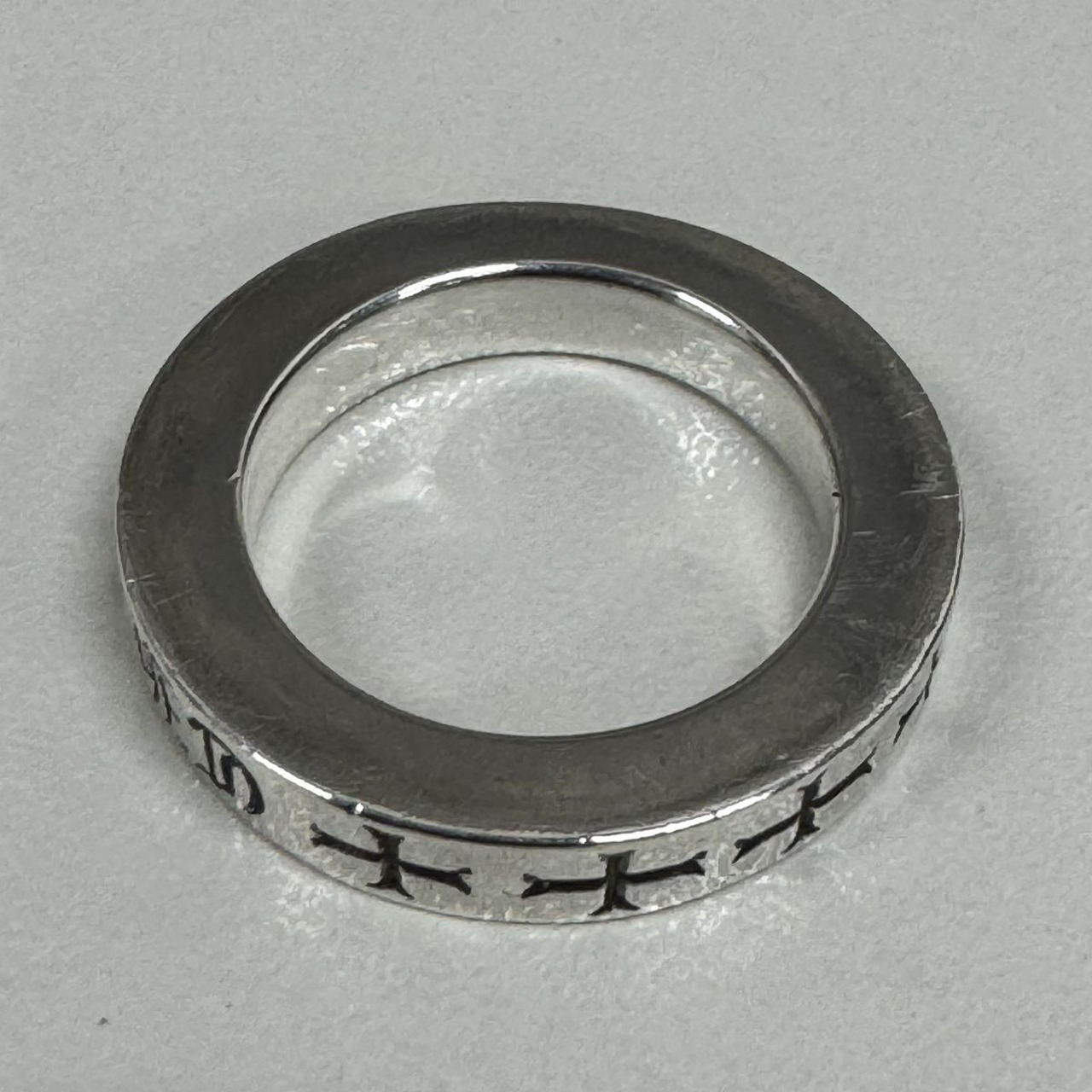 本物】インボイス有CHクロムハーツ スペーサーリング3mm fxxk you 