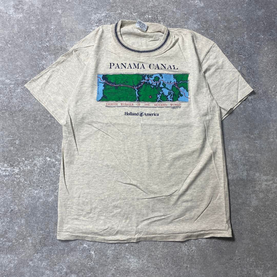 90s USA製 ''Panama Canal'' vintage Tシャツ
