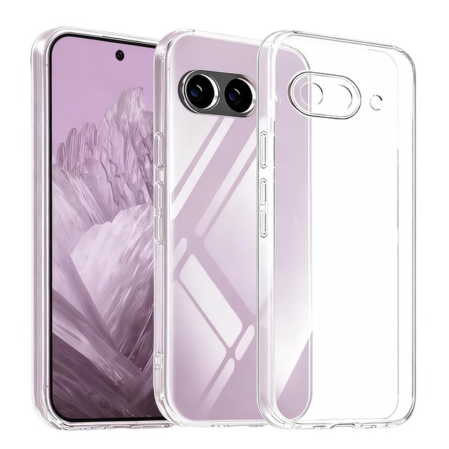 Google Pixel 9a ケース クリア 超軽量 極薄 落下防止 シンプル TPU ソフト ケース 衝撃吸収 背面カバー 耐スクラッチ