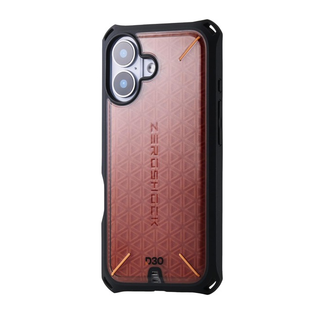 エレコム iPhone 17 ケース カバー 耐衝撃 衝撃吸収 ZEROSHOCK D3O素材 [フィルム付き] トリプルストラクチャー設計 4つ角ダンパー カメラレンズ保護設計 ブラック PM-A25AZEROD3BK