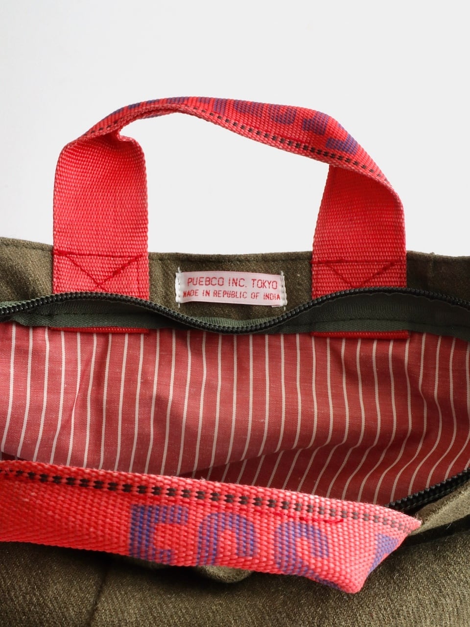 ヴィンテージウール トートバッグ｜Vintage Wool Garments Zip Tote
