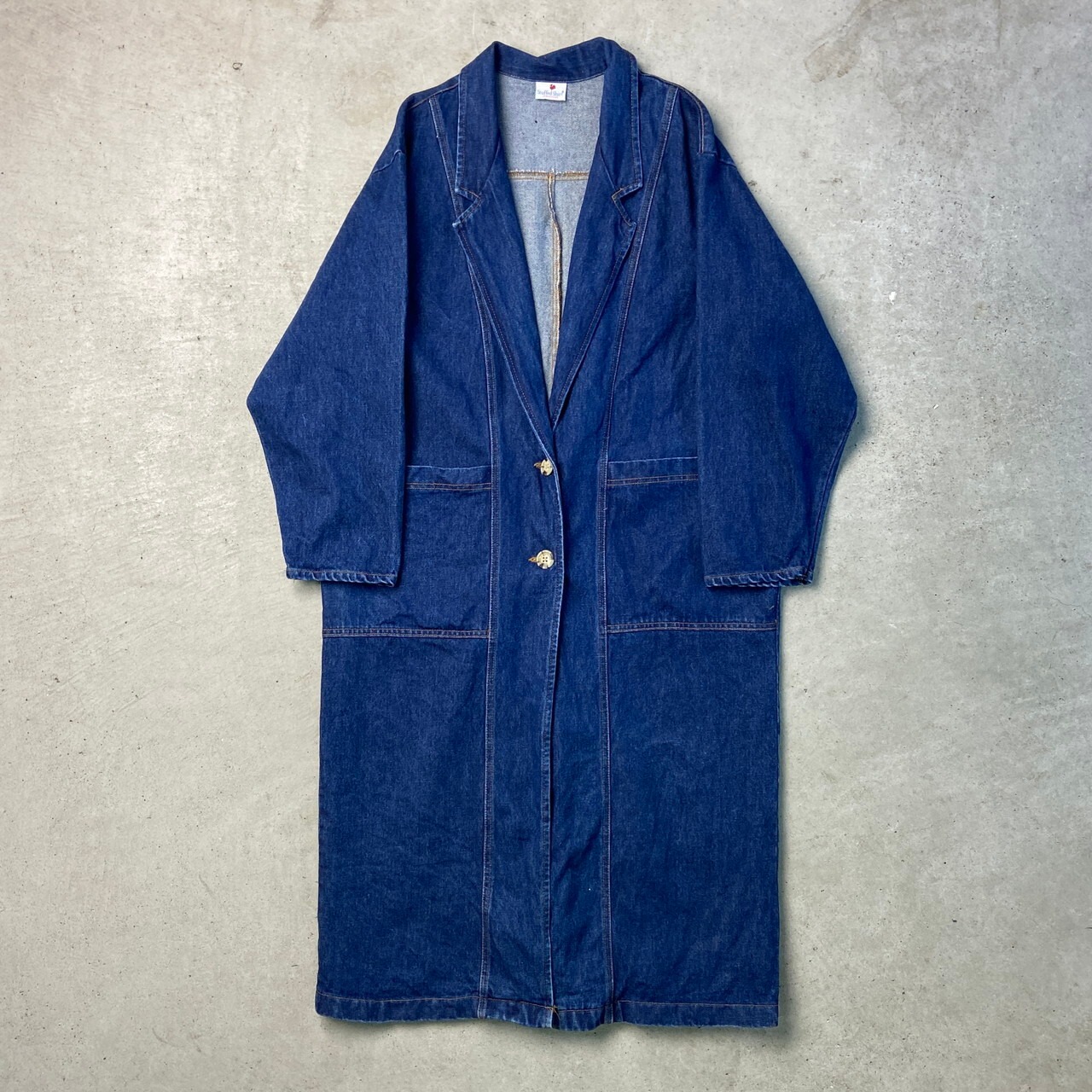 90年代 STUFFED SHIRT デニムコート レディースXL-2XL相当 メンズL相当 