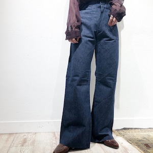 80's U.S.NAVY sailor denim pants "dead stock"【NS】