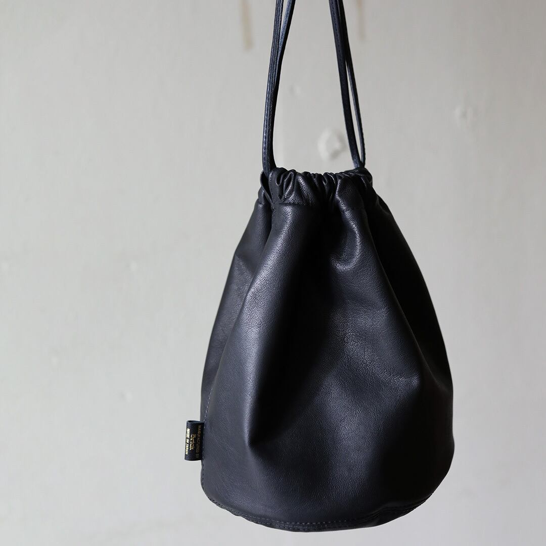 Brick (ブリック) Personal Effects Bag Goat [Black] 巾着バッグ