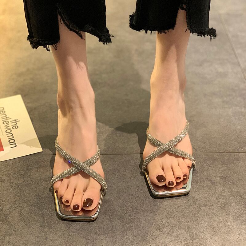 ミュールサマーハイヒールレディース 靴 シューズ 夏物 部族の婦人靴38508162549