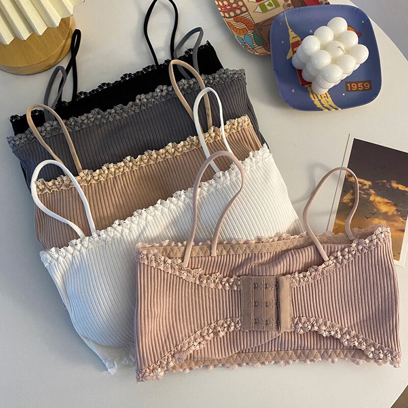 トップス サマーバックブラ 薄手 レッド 夏物 萌量不足1216648304