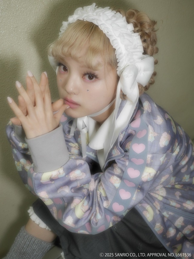 パフンリボンヘッドドレス　WHITE