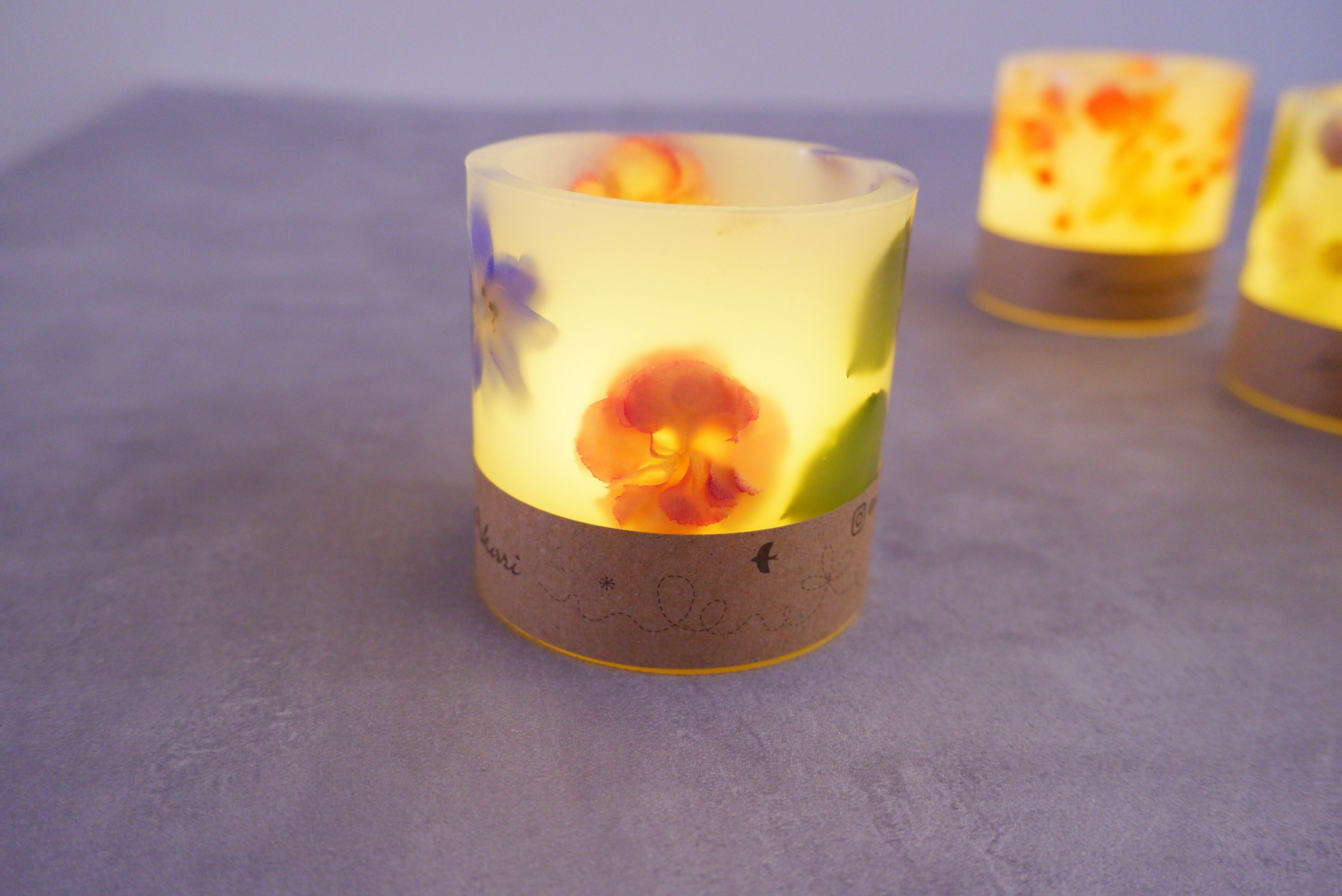 ボタニカル ランタン アロマキャンドル セミオーダーページ  