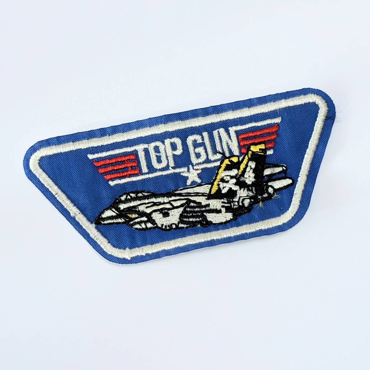 送料無料！ ★刺繍アイロンワッペン★【 TOP GUN ( トップガン ) エンブレム ミリタリー 】〚アメリカン雑貨 アメトイ〛