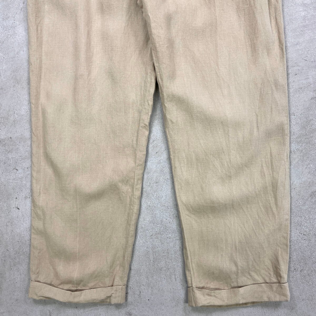 90年代 Polo by Ralph Lauren ポロバイラルフローレン 2タック リネン