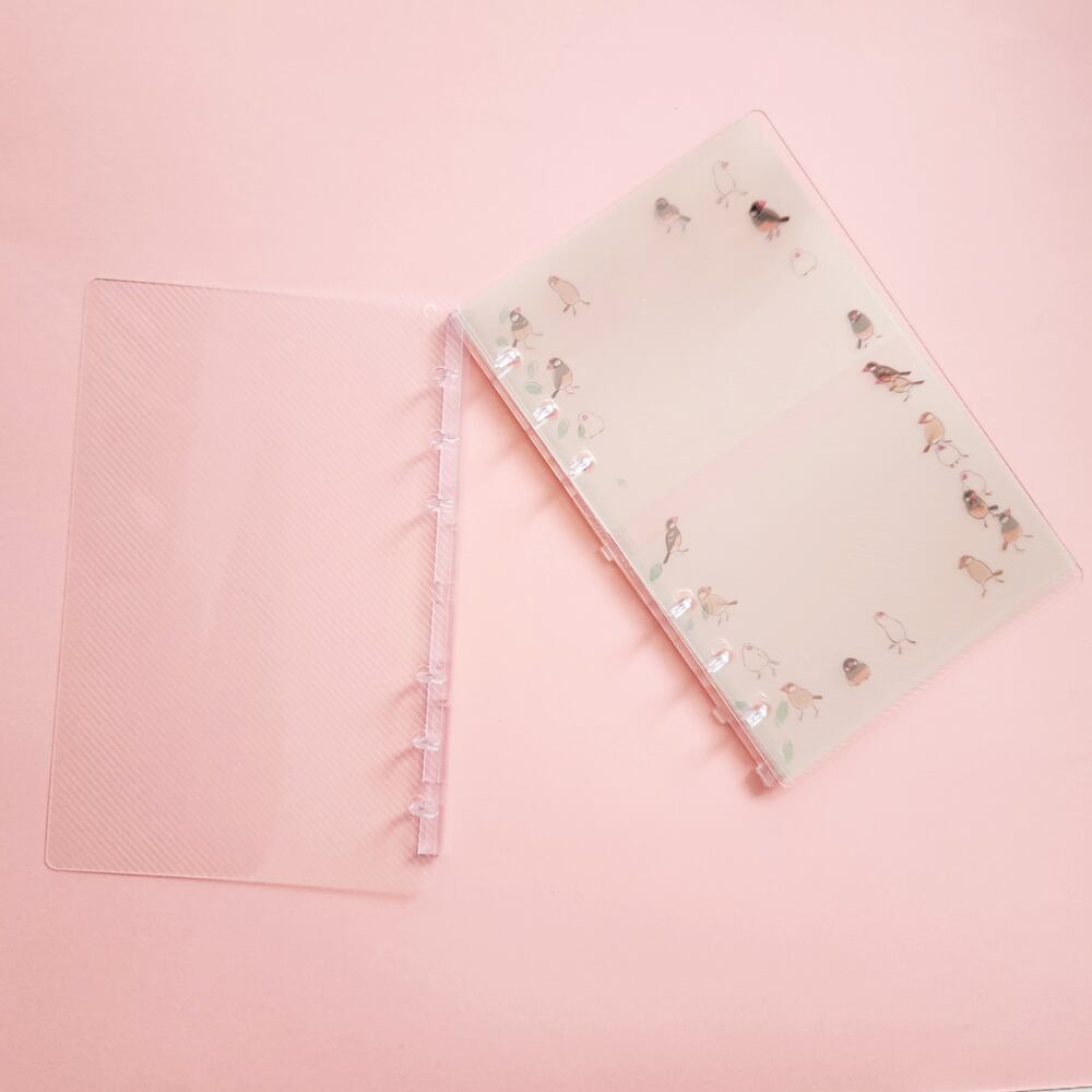 文鳥シール帳&フレークシールセット